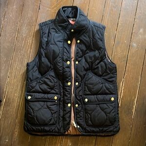 J. crew Signature Puffer quilted Vest Primaloft Medium black
